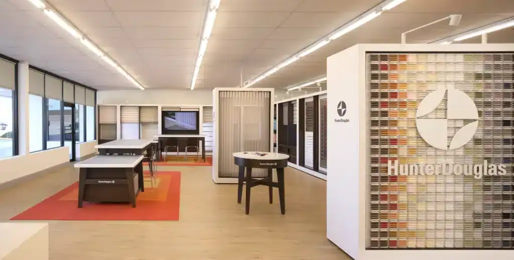 Inside of the In The Shade Gallery Showroom