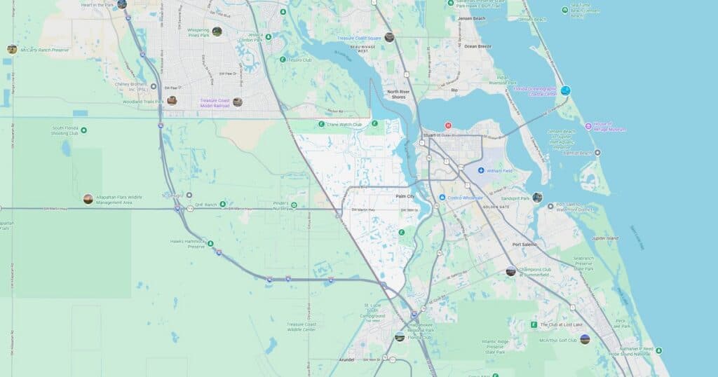 Detailed map of Miami public transportation routes including buses and metro lines in Miami, Florida.